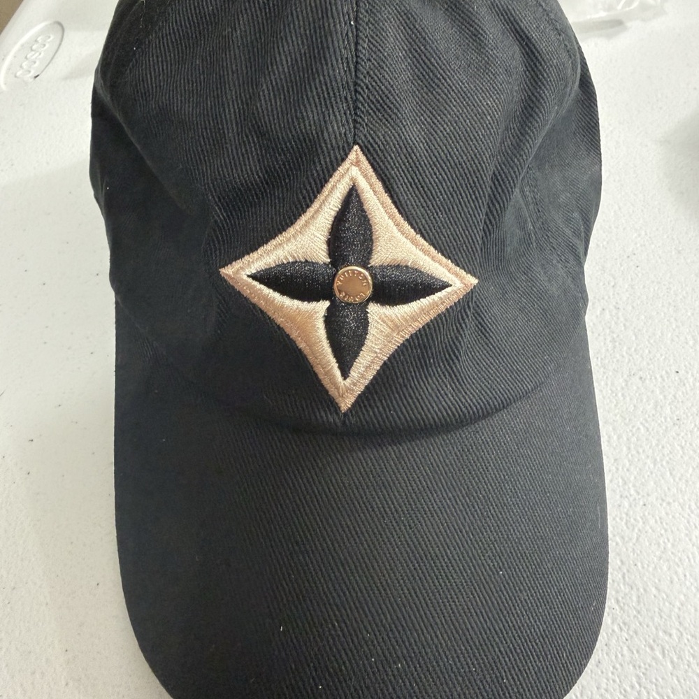 Louis Vuitton Monogram Flower Jacquard Day Cap Black & Gold